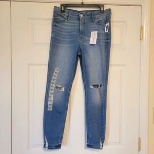 Ankle Skinny Rockstar Distressed Jeans Old Navy Women's